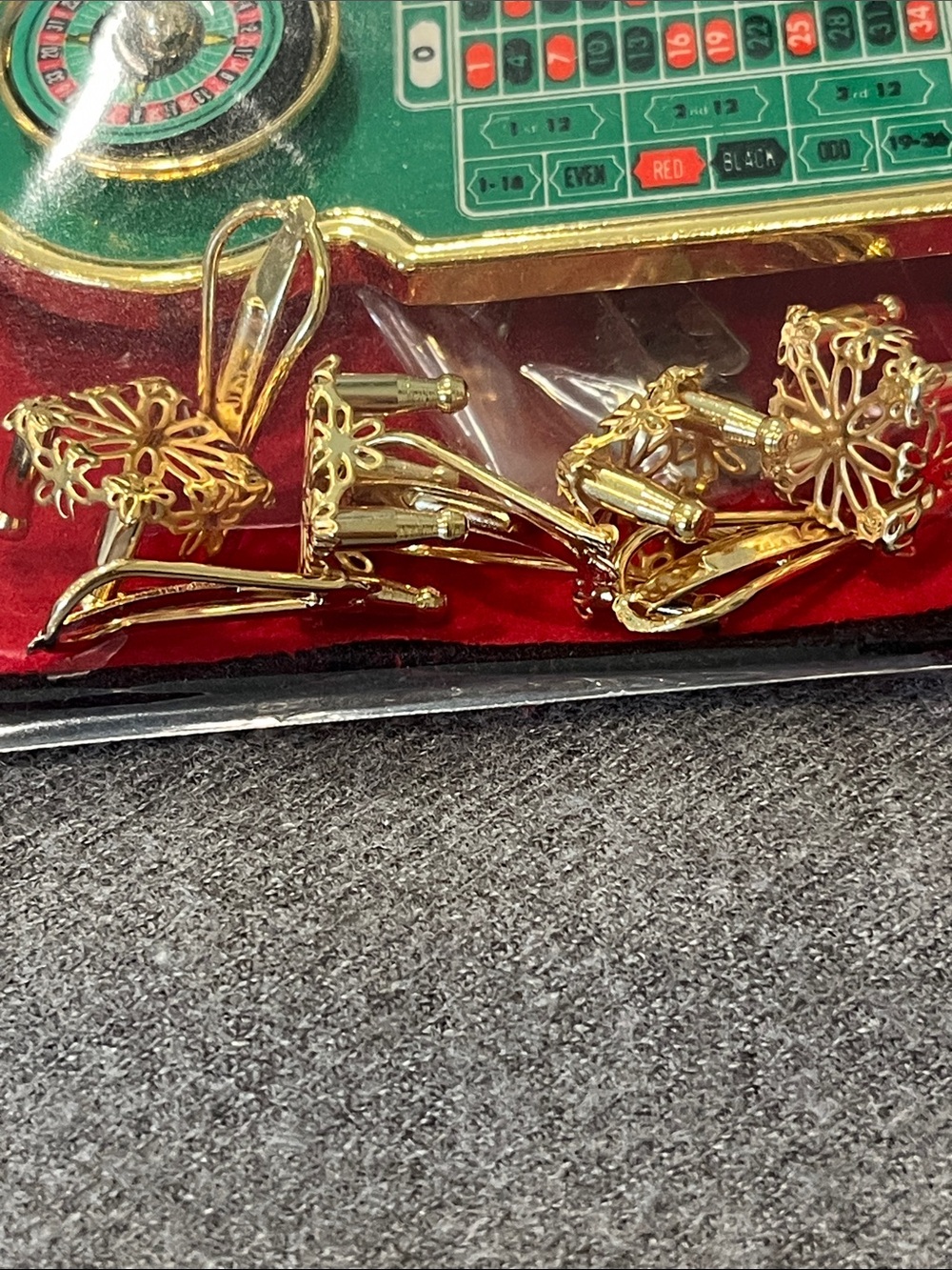Vtg Vemars Minatures: Roulette Table Set - Picture 2 of 5